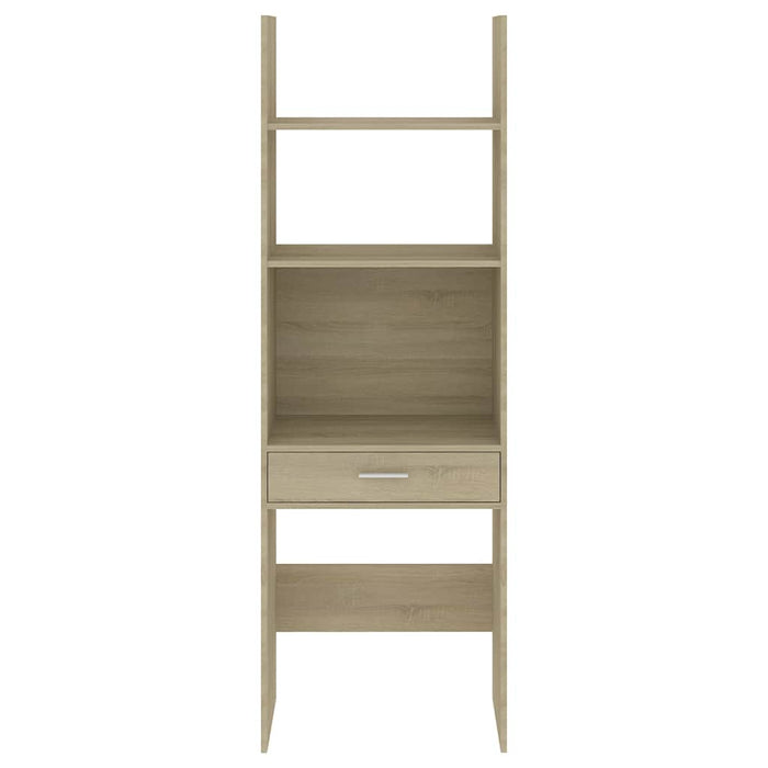 Bibliotecă, stejar sonoma, 60x35x180 cm, lemn prelucrat WALTI