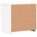 Noptiere, 2 buc., alb, 40x30x39 cm, lemn prelucrat - WALTI WALTI