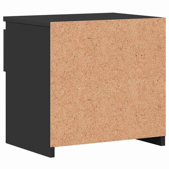Noptiere, 2 buc., negru, 40x30x39 cm, lemn prelucrat - WALTI WALTI