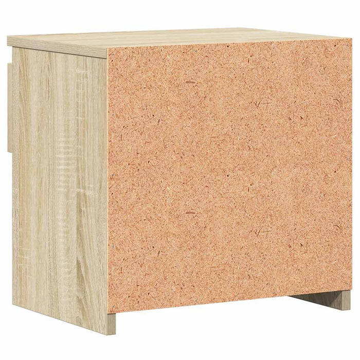 Noptiere, 2 buc., stejar Sonoma, 40x30x39 cm, lemn prelucrat - WALTI WALTI