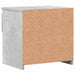 Noptiere, 2 buc., gri beton, 40x30x39 cm, lemn prelucrat - WALTI WALTI