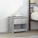 Noptiere, 2 buc., gri beton, 40x30x39 cm, lemn prelucrat - WALTI WALTI