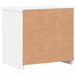 Noptiere, 2 buc., alb extralucios, 40x30x39 cm, lemn prelucrat - WALTI WALTI
