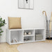 Banca depozitare pentru pantofi alb 105x35x35 cm lemn prelucrat - WALTI WALTI