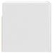 Dulapuri TV montate pe perete, 2 buc., alb, 30,5x30x30 cm - WALTI WALTI