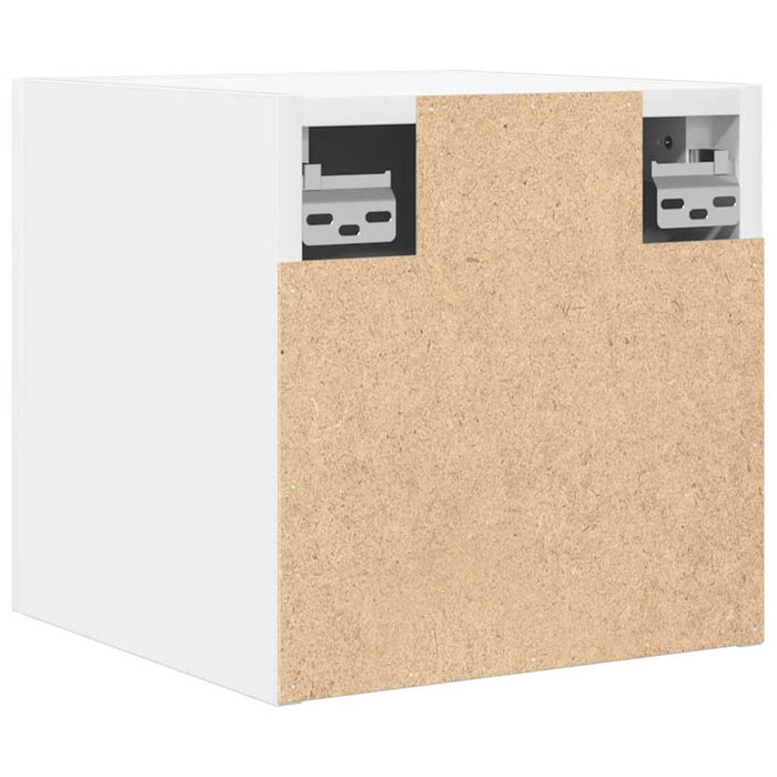 Dulapuri TV montaj pe perete, 4 buc., alb, 30,5x30x30 cm - WALTI WALTI