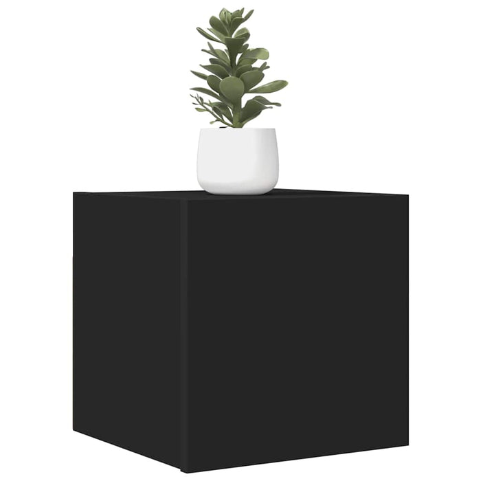 Dulap TV montaj pe perete, negru, 30,5x30x30 cm WALTI