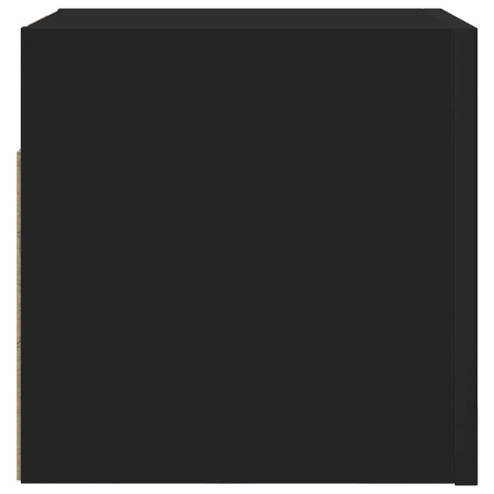Dulapuri TV montaj pe perete, 2 buc., negru, 30,5x30x30 cm - WALTI WALTI