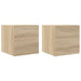 Dulapuri TV montaj pe perete 2 buc. stejar sonoma 30,5x30x30 cm - WALTI WALTI