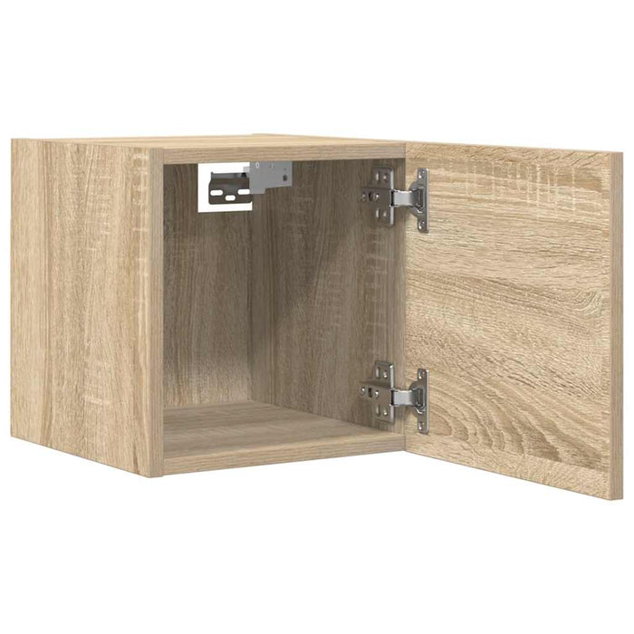 Dulapuri TV montaj pe perete 2 buc. stejar sonoma 30,5x30x30 cm - WALTI WALTI