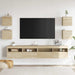 Dulapuri TV montaj pe perete 4 buc. stejar sonoma 30,5x30x30 cm - WALTI WALTI