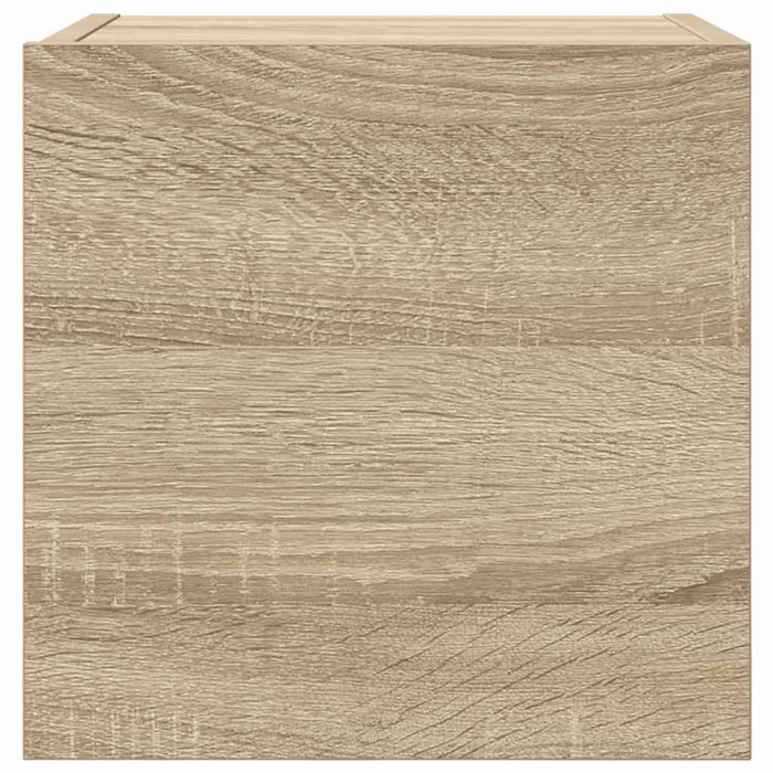 Dulapuri TV montaj pe perete 4 buc. stejar sonoma 30,5x30x30 cm - WALTI WALTI