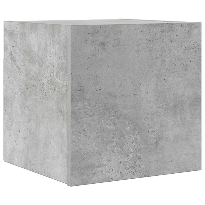 Dulap TV montaj pe perete, gri beton, 30,5x30x30 cm - WALTI WALTI