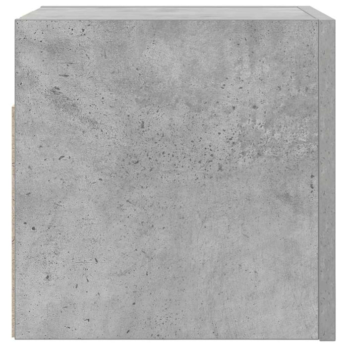 Dulap TV montaj pe perete, gri beton, 30,5x30x30 cm - WALTI WALTI