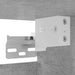 Dulapuri TV montaj pe perete, 4 buc., gri beton, 30,5x30x30 cm - WALTI WALTI