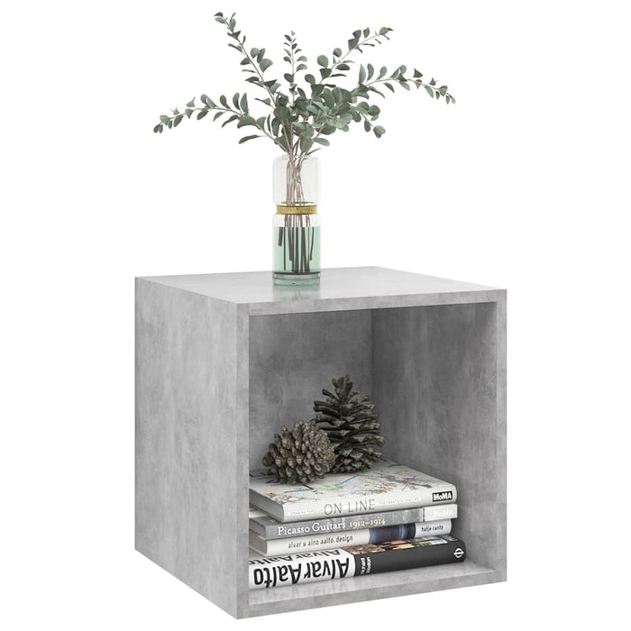 Dulap de perete, gri beton, 37x37x37 cm, PAL - WALTI WALTI