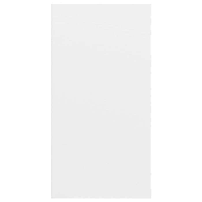 Dulap TV montat pe perete, alb, 37x37x72 cm, lemn prelucrat WALTI