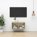 Dulap TV montat pe perete, stejar Sonoma, 37x37x72 cm, PAL - WALTI WALTI