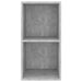 Dulap TV montat pe perete, gri beton, 37x37x72 cm, PAL - WALTI WALTI