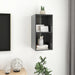 Dulap TV montat pe perete, gri extralucios, 37x37x72 cm, PAL - WALTI WALTI