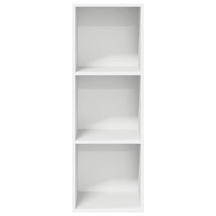 Dulap TV montat pe perete, alb, 37x37x107 cm, PAL - WALTI WALTI