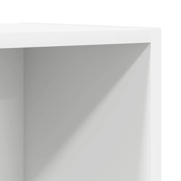 Dulap TV montat pe perete, alb, 37x37x107 cm, PAL - WALTI WALTI