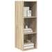 Dulap TV montat pe perete, stejar Sonoma, 37x37x107 cm, PAL - WALTI WALTI
