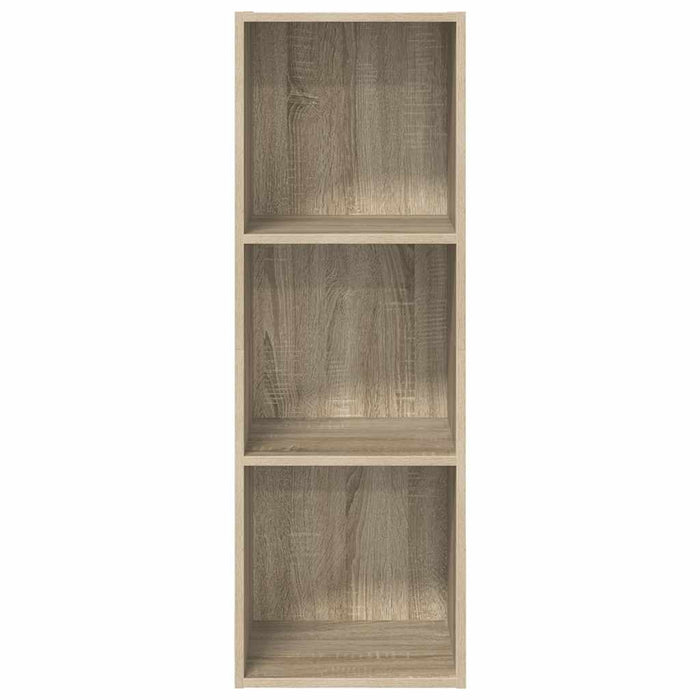 Dulap TV montat pe perete, stejar Sonoma, 37x37x107 cm, PAL - WALTI WALTI