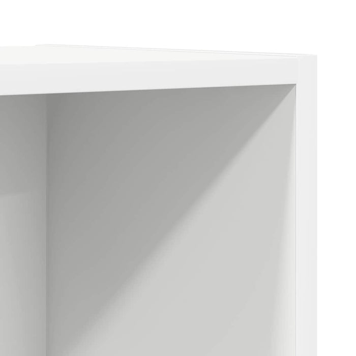 Dulap TV montat pe perete, alb, 37x37x142,5 cm, PAL - WALTI WALTI