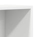 Dulap TV montat pe perete, alb, 37x37x142,5 cm, PAL - WALTI WALTI