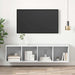 Dulap TV montat pe perete, alb, 37x37x142,5 cm, PAL - WALTI WALTI