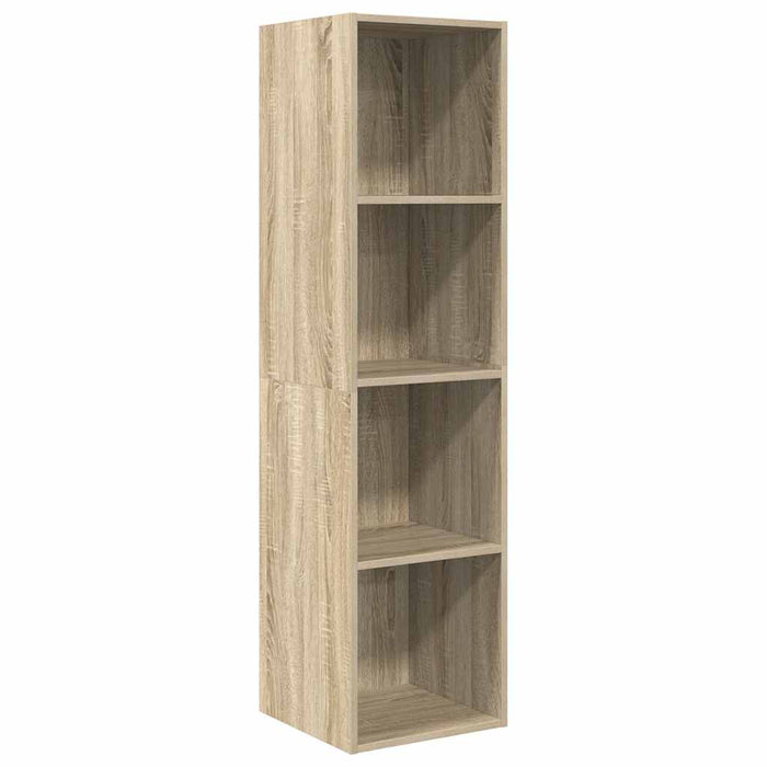 Dulap TV montat pe perete, stejar Sonoma, 37x37x142,5 cm, PAL - WALTI WALTI