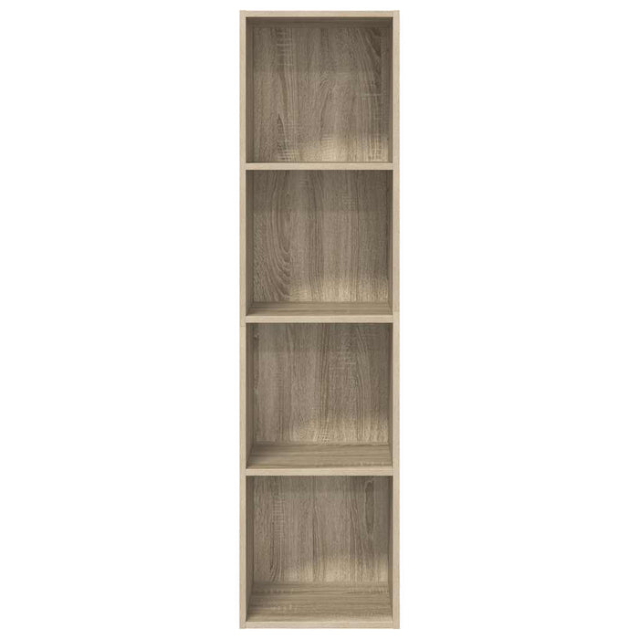 Dulap TV montat pe perete, stejar Sonoma, 37x37x142,5 cm, PAL - WALTI WALTI