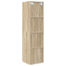 Dulap TV montat pe perete, stejar Sonoma, 37x37x142,5 cm, PAL - WALTI WALTI