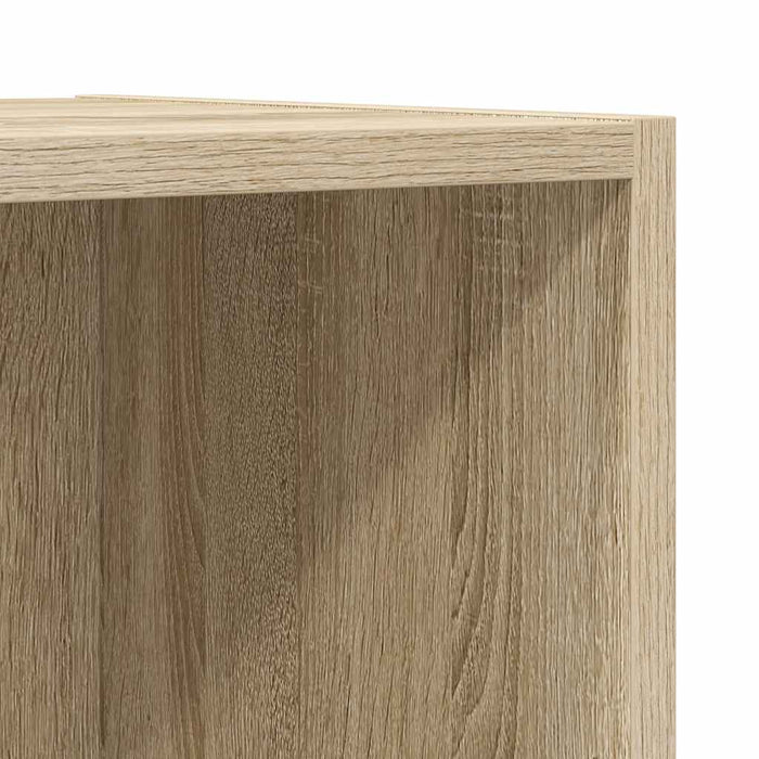 Dulap TV montat pe perete, stejar Sonoma, 37x37x142,5 cm, PAL - WALTI WALTI