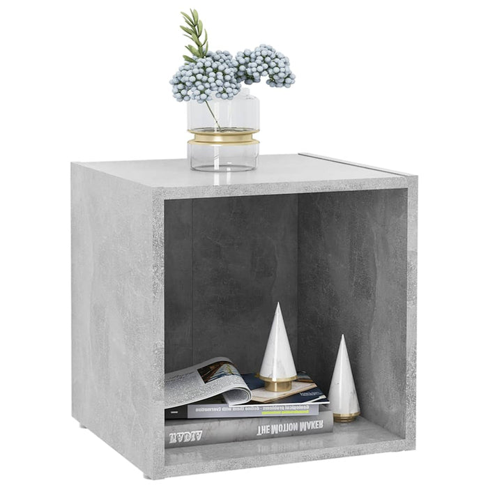 Comode TV, 4 buc., gri beton, 37x35x37 cm, PAL - WALTI WALTI