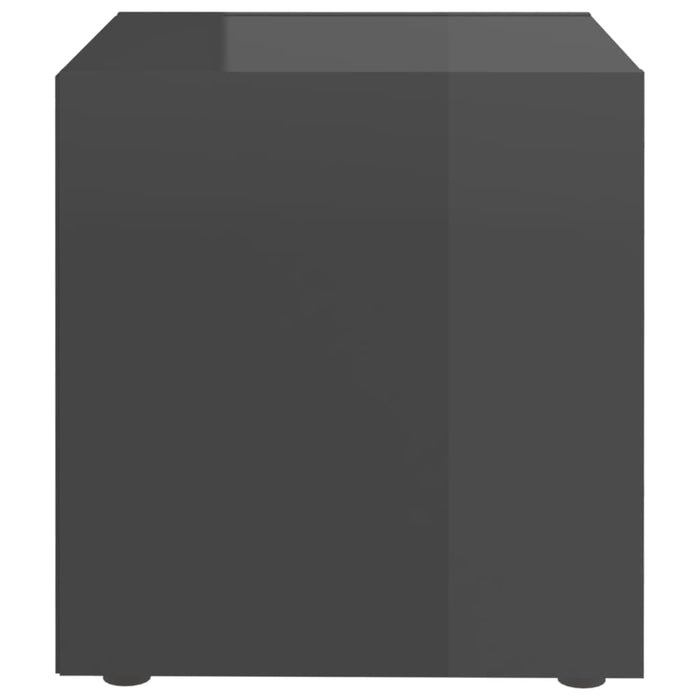 Comode TV, 4 buc., gri extralucios, 37x35x37 cm, PAL - WALTI WALTI