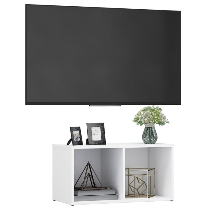 Comodă TV, alb, 72x35x36,5 cm, PAL - WALTI WALTI
