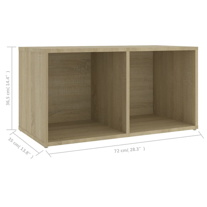 Comodă TV, stejar Sonoma, 72x35x36,5 cm, PAL - WALTI WALTI