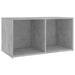 Comodă TV, gri beton, 72x35x36,5 cm, PAL - WALTI WALTI