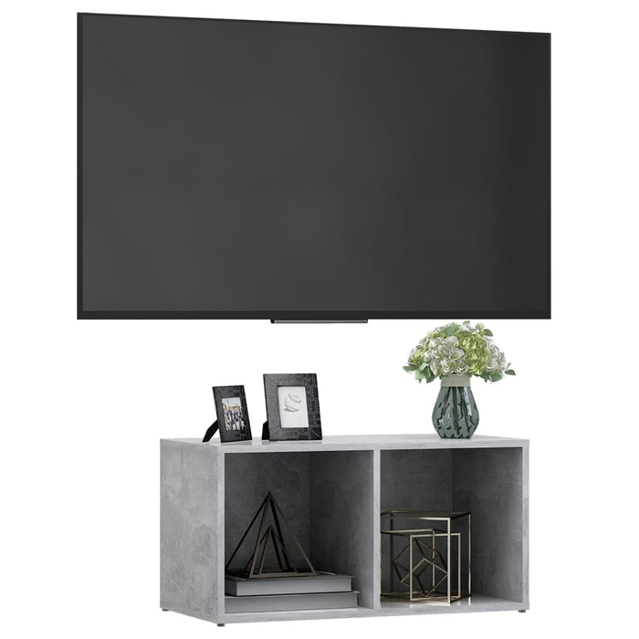 Comodă TV, gri beton, 72x35x36,5 cm, PAL - WALTI WALTI