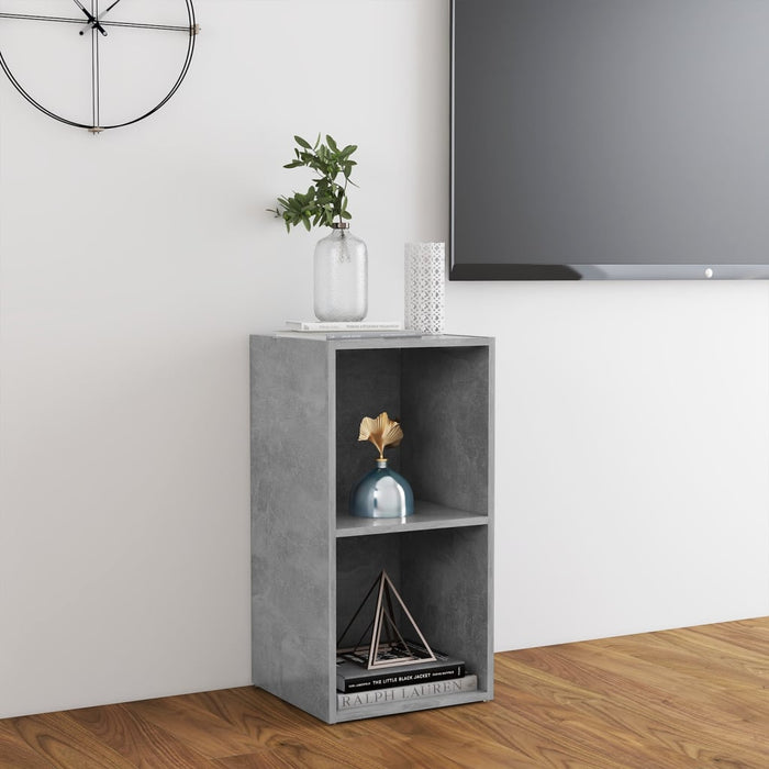 Comodă TV, gri beton, 72x35x36,5 cm, PAL - WALTI WALTI