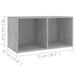 Comodă TV, gri beton, 72x35x36,5 cm, PAL - WALTI WALTI