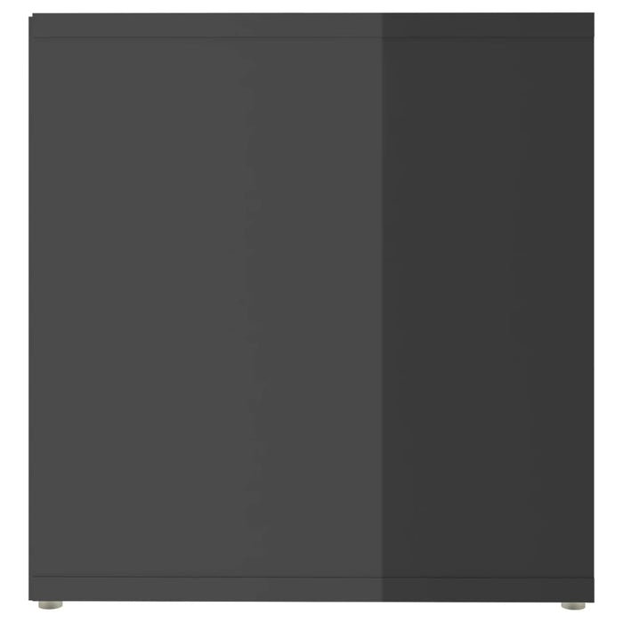 Comodă TV, gri extralucios, 72x35x36,5 cm, PAL - WALTI WALTI