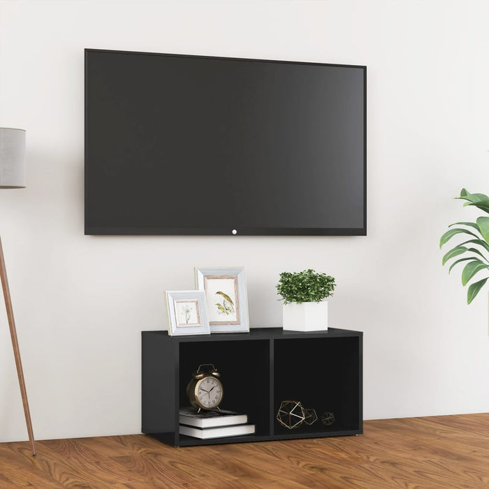 Comodă TV, gri extralucios, 72x35x36,5 cm, PAL - WALTI WALTI