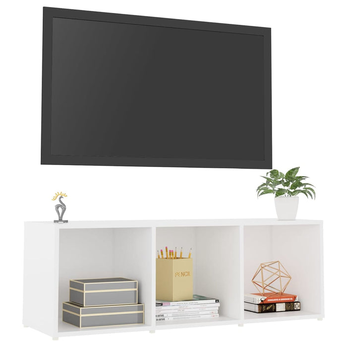 Comodă TV, alb, 107x35x37 cm, PAL - WALTI WALTI