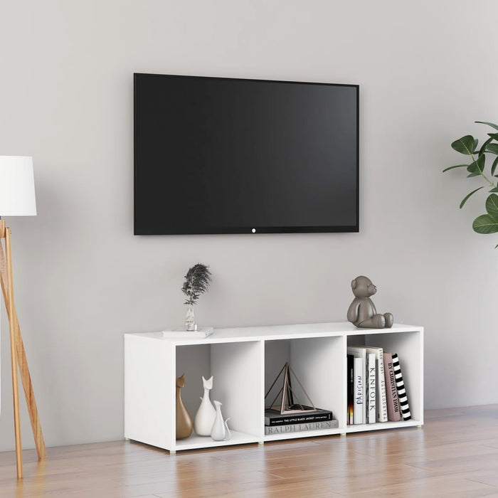 Comodă TV, alb, 107x35x37 cm, PAL - WALTI WALTI