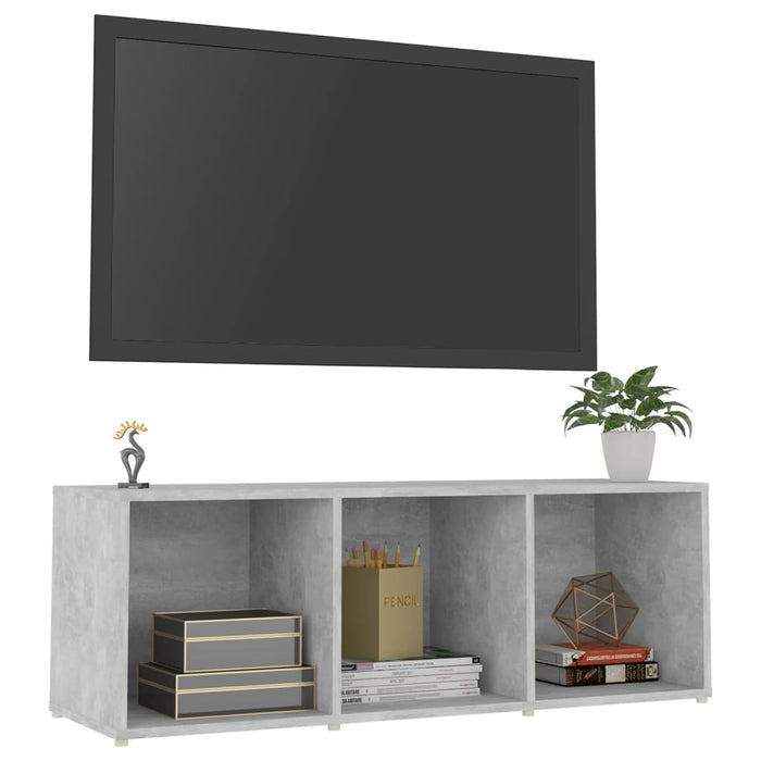 Comodă TV, gri beton, 107x35x37 cm, PAL - WALTI WALTI