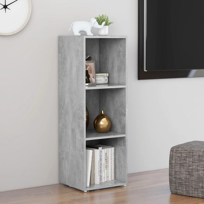 Comodă TV, gri beton, 107x35x37 cm, PAL - WALTI WALTI