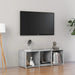 Comodă TV, gri beton, 107x35x37 cm, PAL - WALTI WALTI